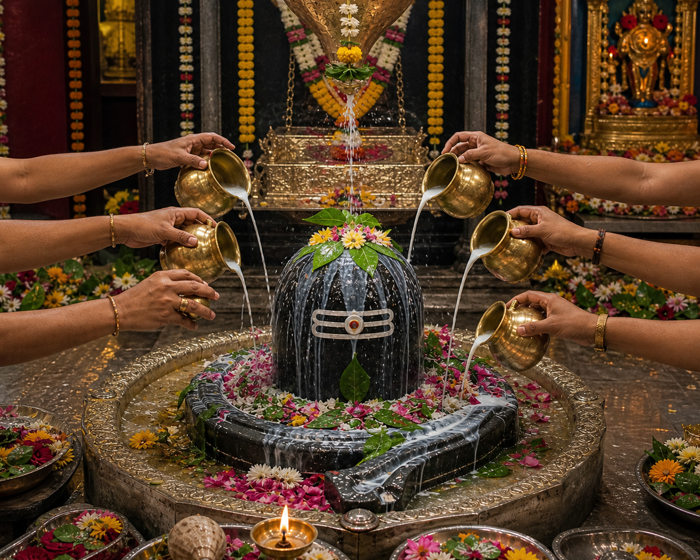 Rudrabishek Puja for Lord Shiva
